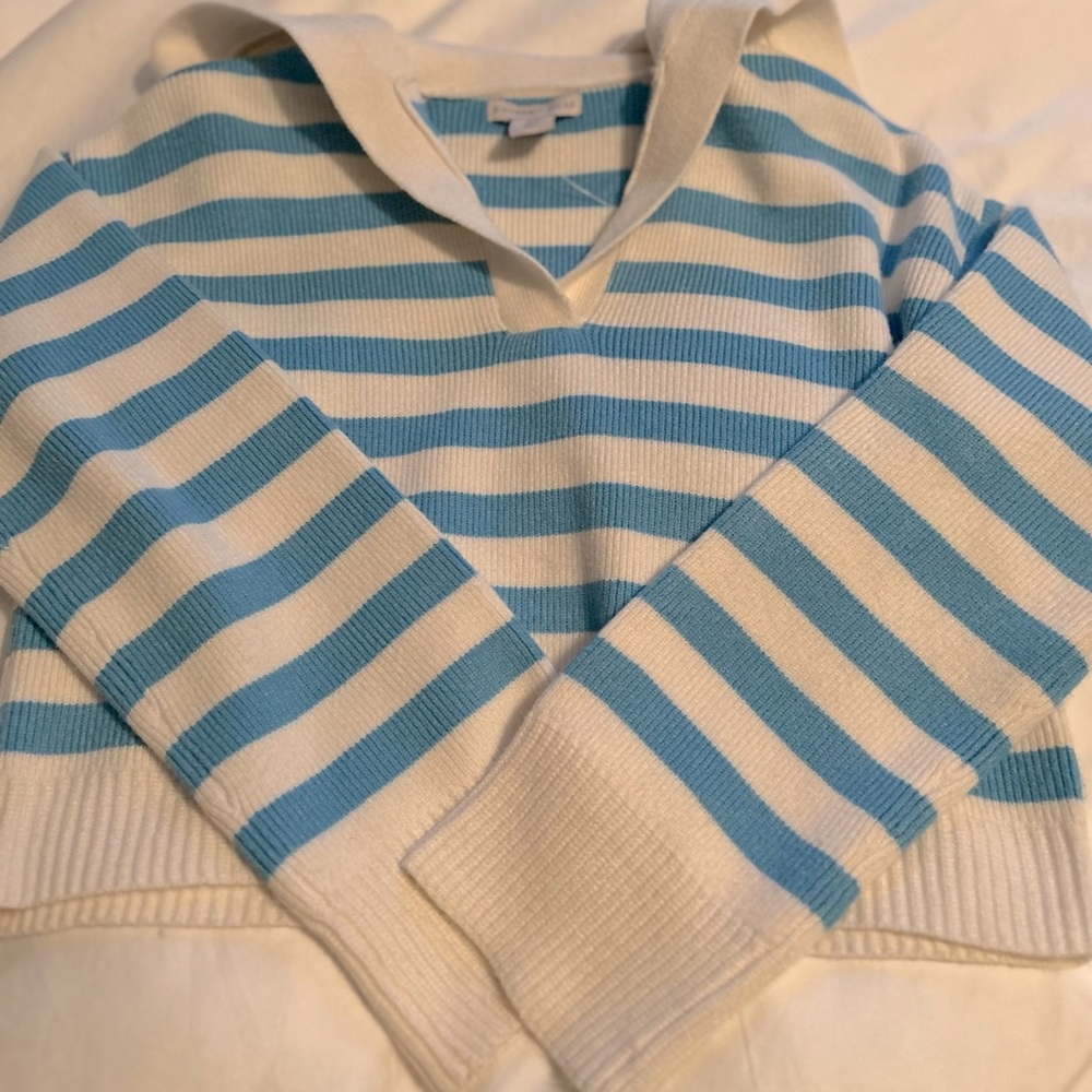 Johnny color striped spring sweater